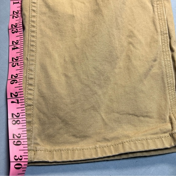 Carhartt womens Pants Original Fit Canvas Tan Flannel Lined size16W. ordrA4 - Picture 9 of 10